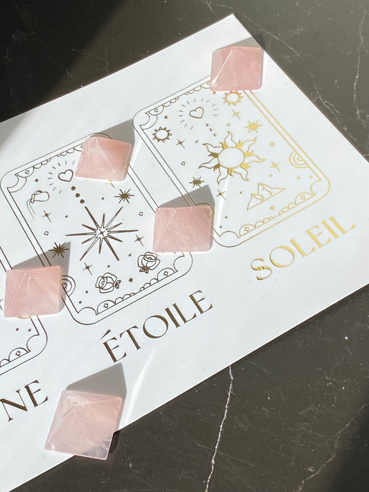 Quartz Rose - Pyramide