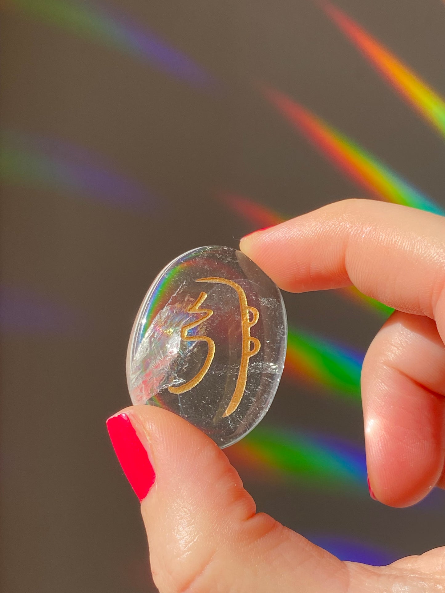 Reiki KIT - 4 engraved quartz