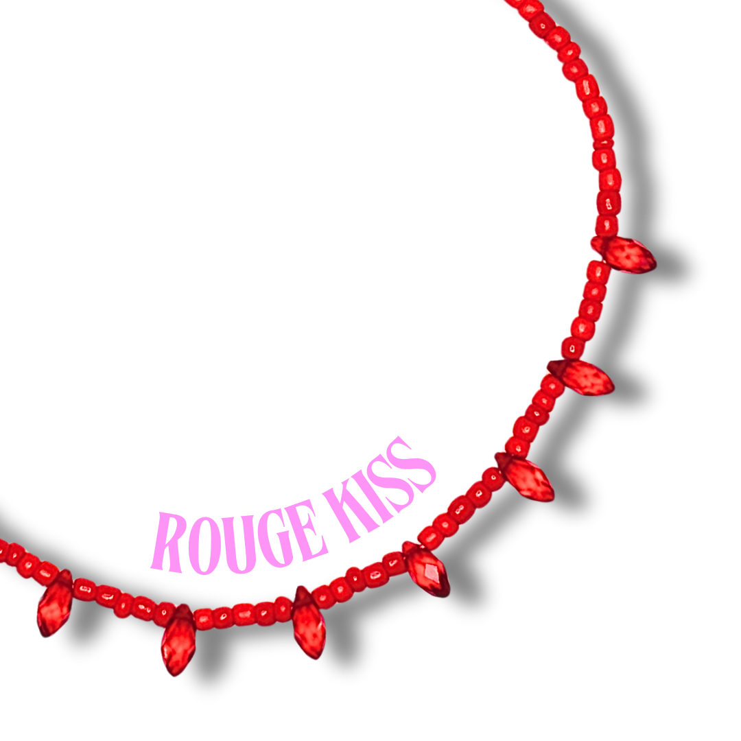 Collier - ROUGE KISS