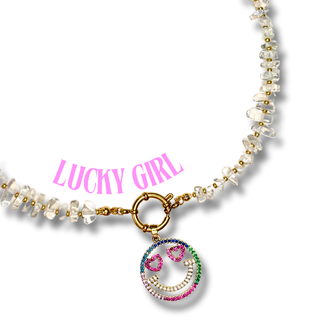 Necklace - LUCKY GIRL