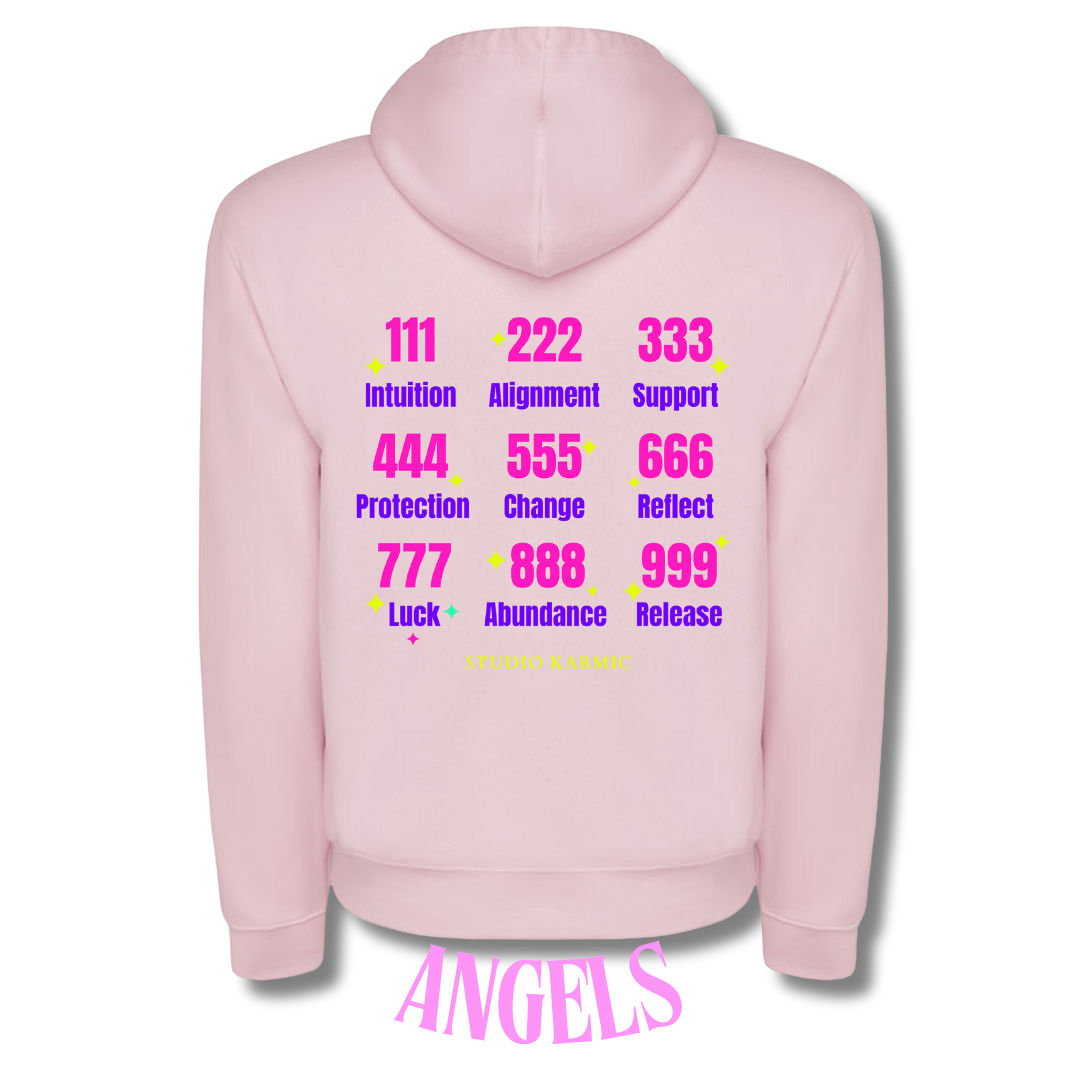 Pink Hoodie | Angel Numbers ✨Limited Edition✨