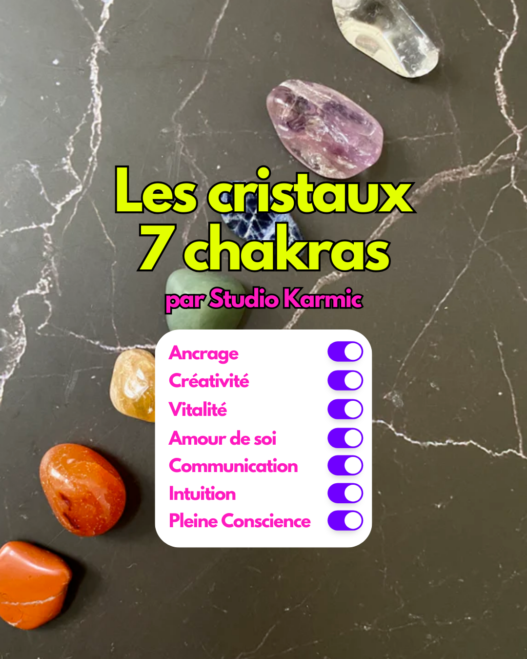 7 Chakras - Stone Set
