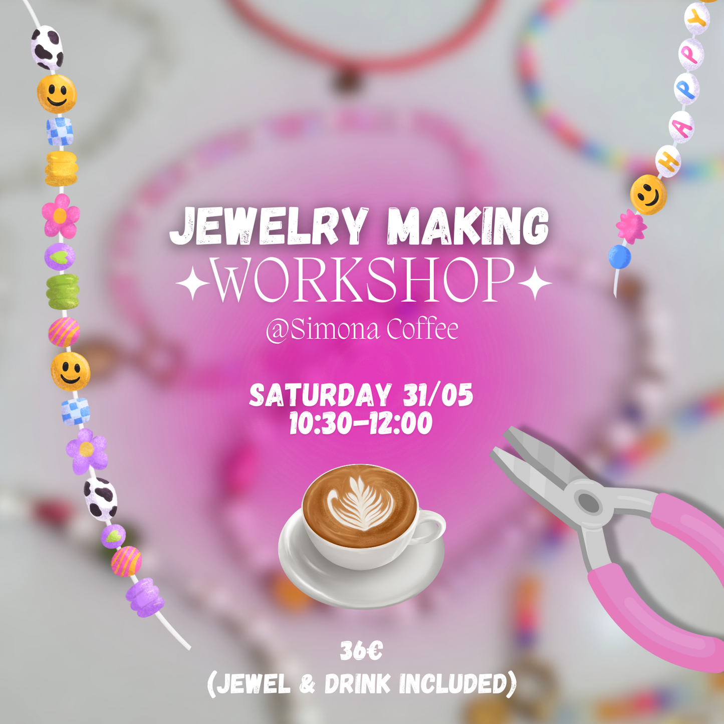 🎟 Jewelry Making Workshop Barcelona