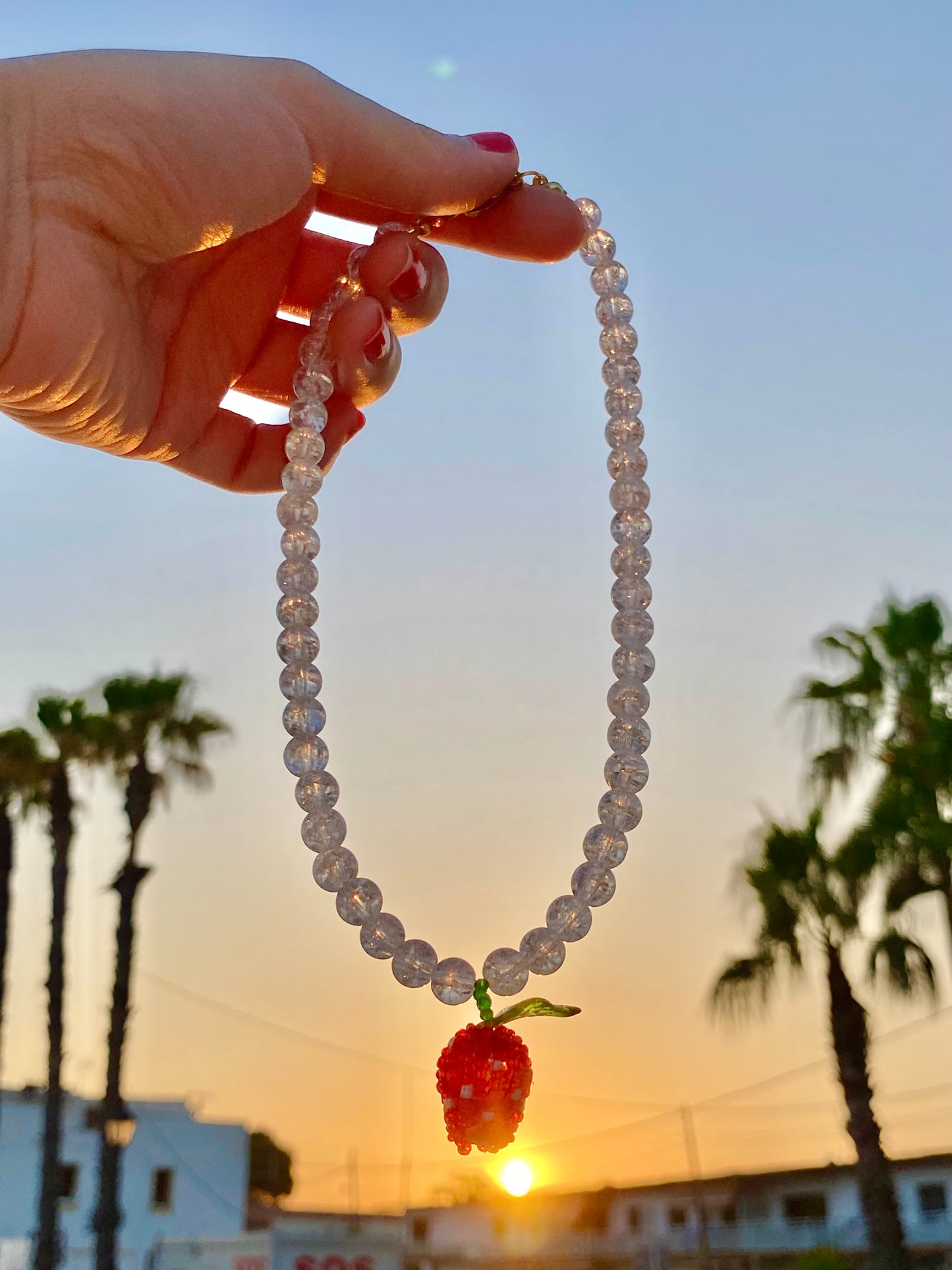 Necklace - STRAWBERRY CLOUD