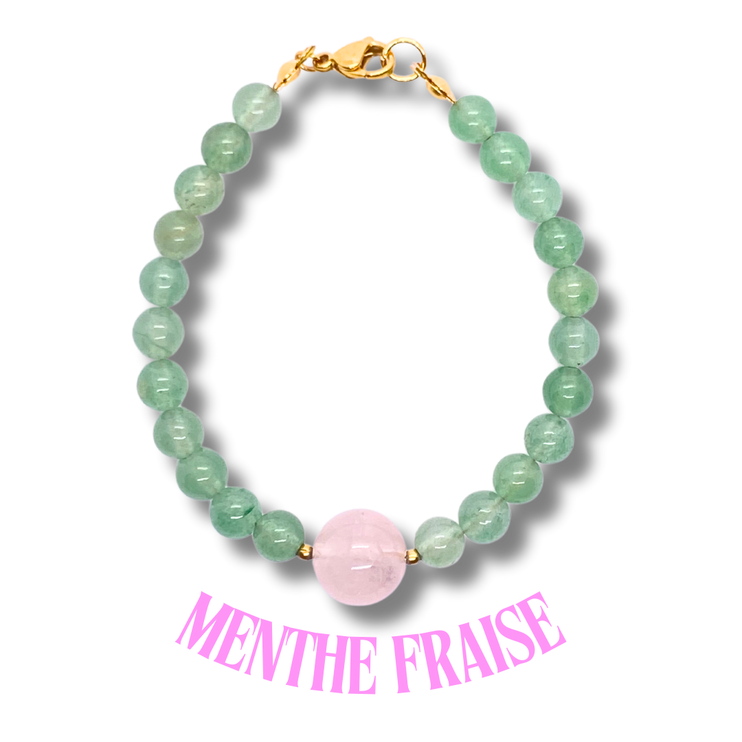 Bracelet - MENTHE FRAISE