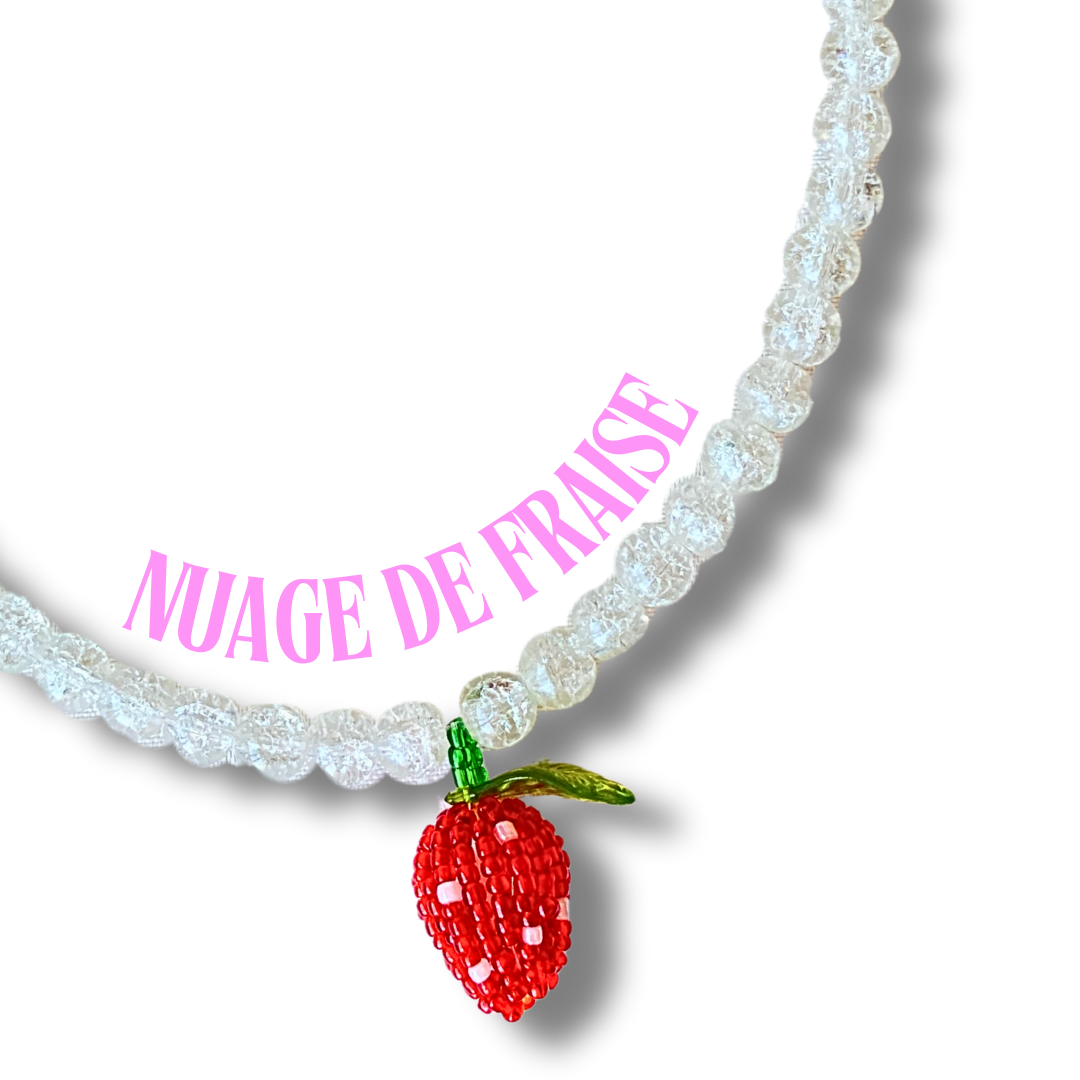 Necklace - STRAWBERRY CLOUD