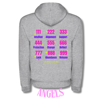 Hoodie Gris | Angel Numbers